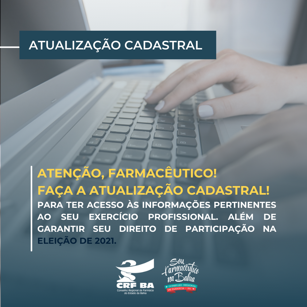 FarmacÊutico Realize Sua AtualizaÇÃo Cadastral – Crf Ba